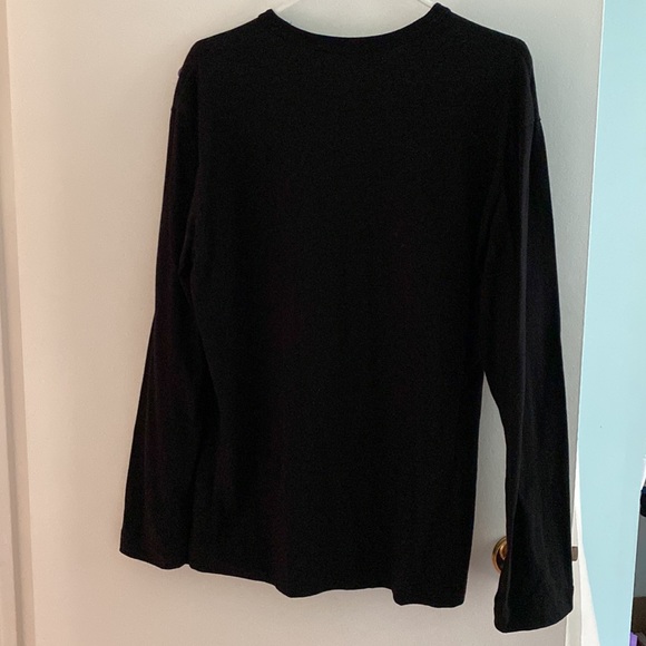 COMME DES GARÇONS PLAY Black Heart Patch Long Sleeve T-Shirt - Picture 3 of 6